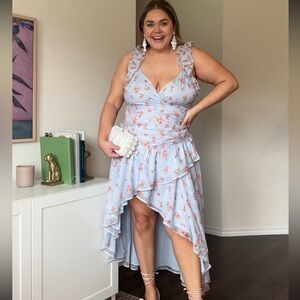 Abercrombie high low floral dress